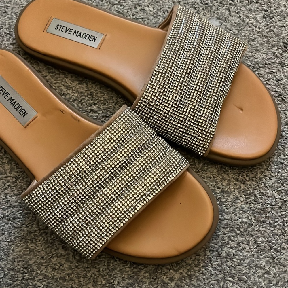 Steve Madden Rhinestone Sandals - Picture 6 of 6